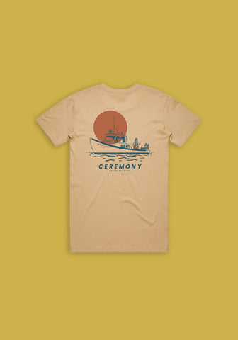 Ceremony Old Man & the C T-Shirt - Sand