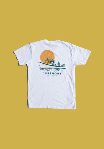 Ceremony Old Man & the C T-Shirt - White