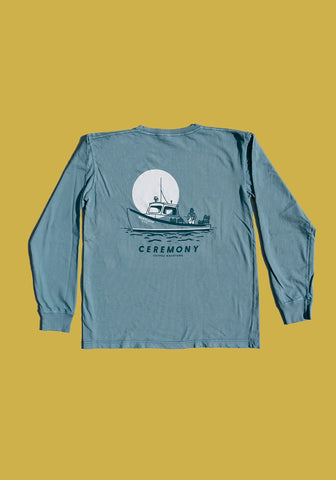 Ceremony Old Man & the C L/S - Dusty Teal