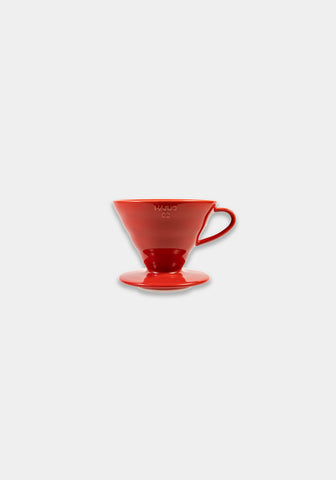 Hario V60 Ceramic Coffee Dripper (Red)
